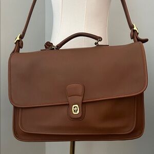 Classic Brown Leather Men's Bag